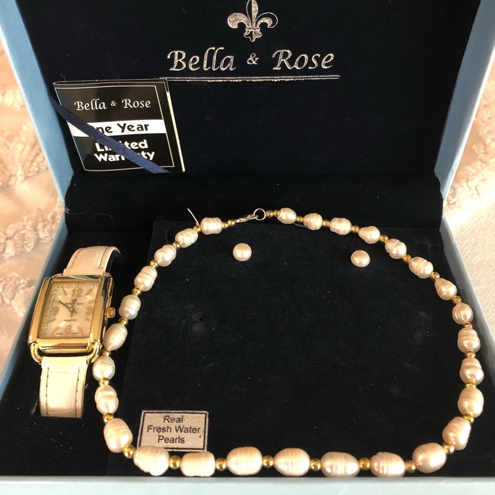 Bella and Rose Fresh Water Pearl set!